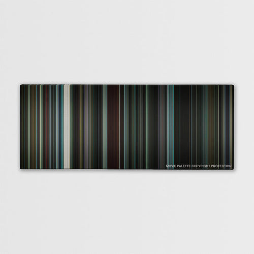 Nightcrawler color palette canvas print: thousands of thin vertical stripes of color