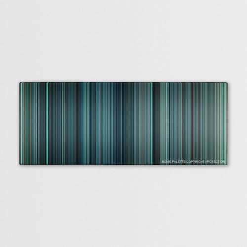 Non-Stop color palette canvas print: thousands of thin vertical stripes of color