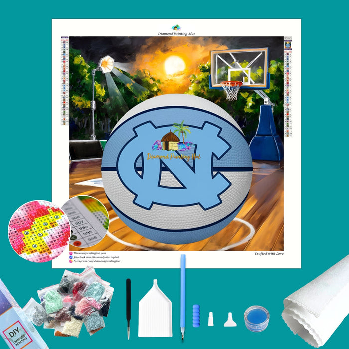 North Carolina Basketball Diamond Painting