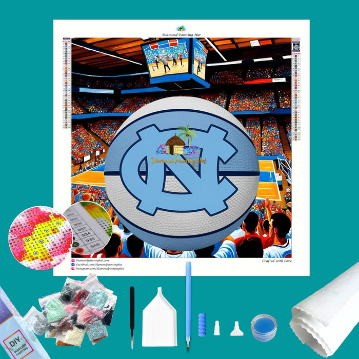 North Carolina Basketball Diamond Painting