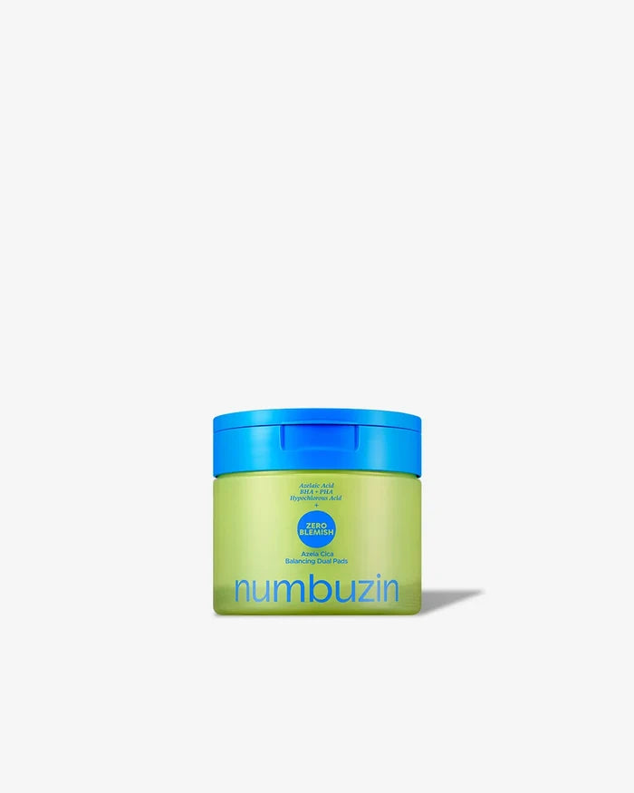 numbuzin - Zero Blemish Azela Cica Balancing Dual Pads [60 pads]