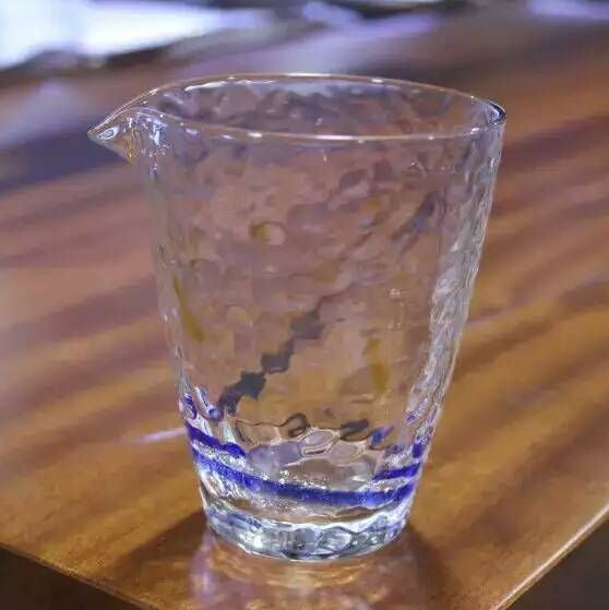 Obscured Glass "Tall" Cha Hai for Gong Fu Tea Brewing
