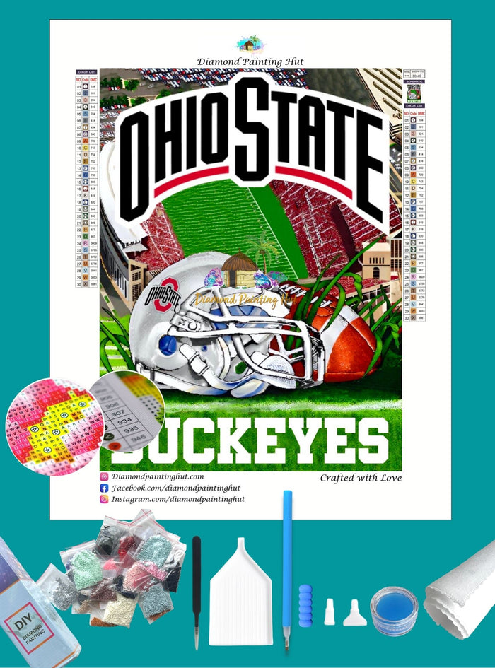 Ohio State NCAA Home Diamond Painting