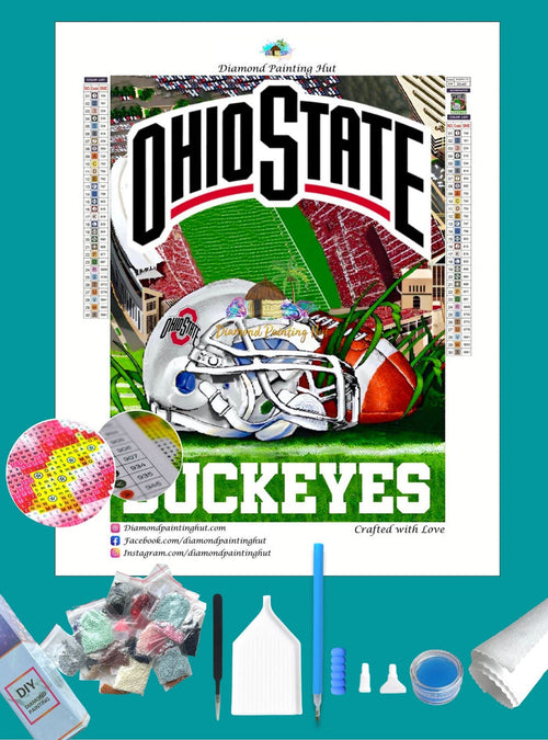 Ohio State NCAA Home Diamond Painting