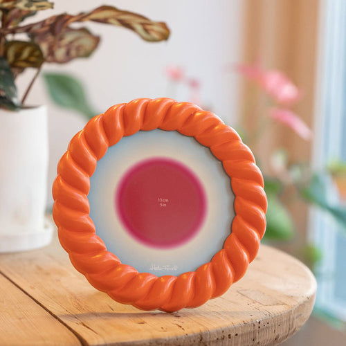 Orange Shell 5" Photo Frame