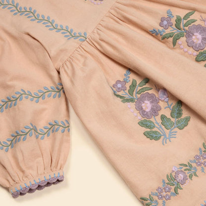 Penelope Dress in Dried Rose