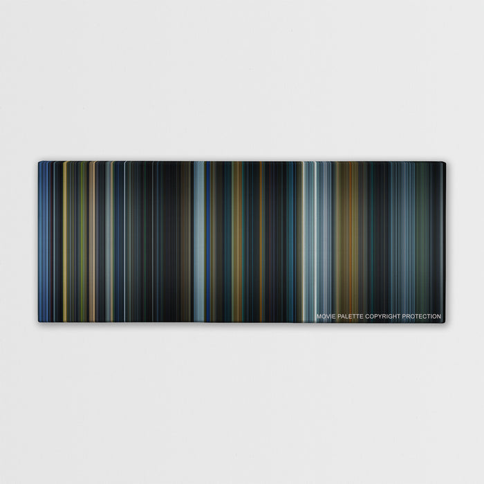 Prometheus color palette canvas print: thousands of thin vertical stripes of color
