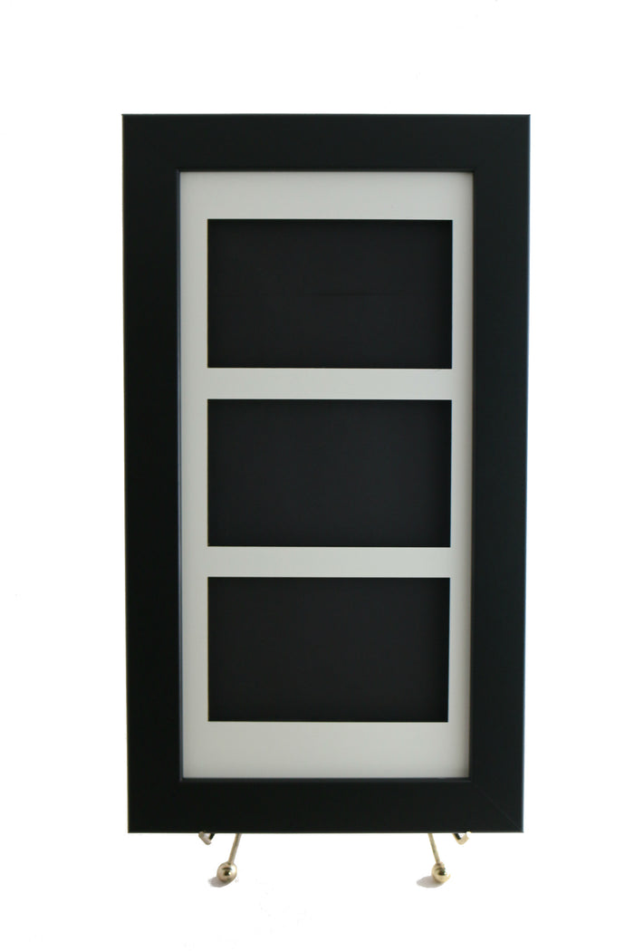 PSA Graded Sports Card Frame for (3) Horizontal Cards - Graded And Framed