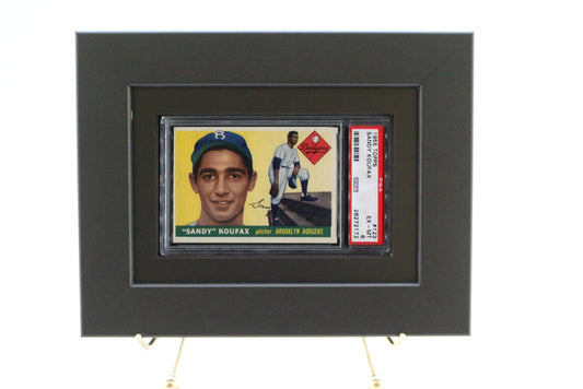 PSA Graded Sports Card Frame (Horizontal-Black Design) - Graded And Framed
