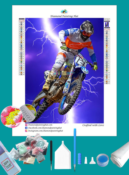 Racing Bike Diamond Painting