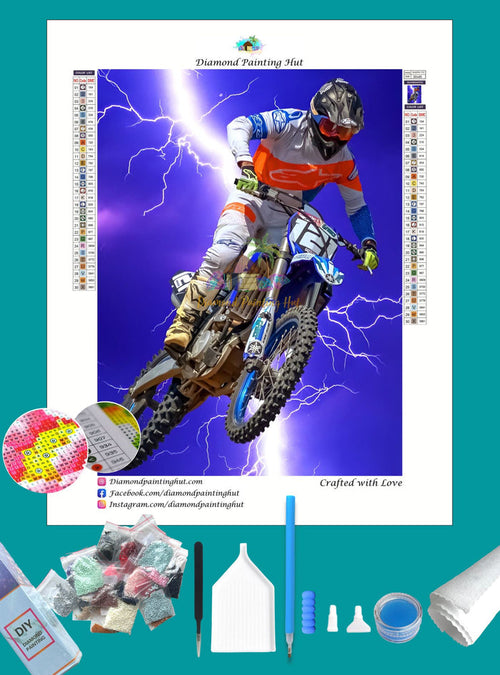 Racing Bike Diamond Painting