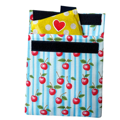 Reusable Sandwich Bags 2-Pack - Vichy & Cherries