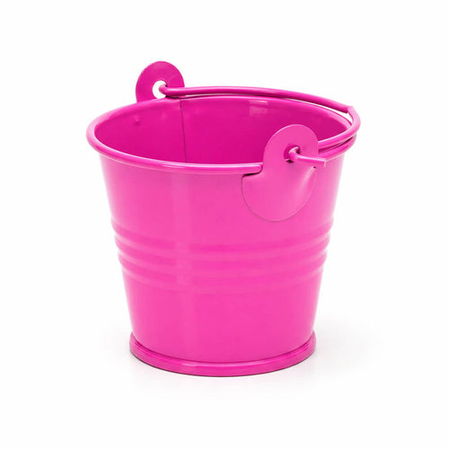 Richland 2" Iron Favor Bucket, Fuchsia Set of 25