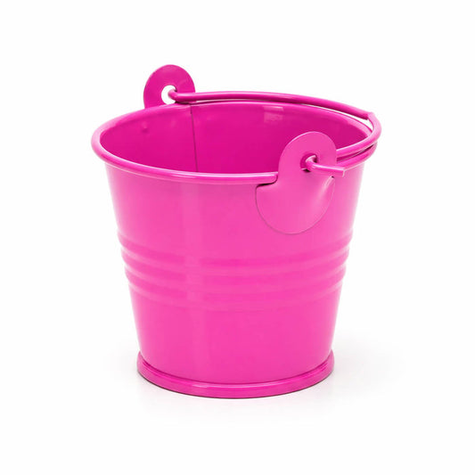 Richland 2" Iron Favor Bucket, Fuchsia Set of 25