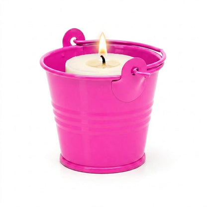Richland 2" Iron Favor Bucket, Fuchsia Set of 25