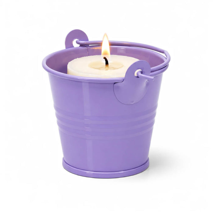 Richland 2" Iron Favor Bucket, Purple Set of 25