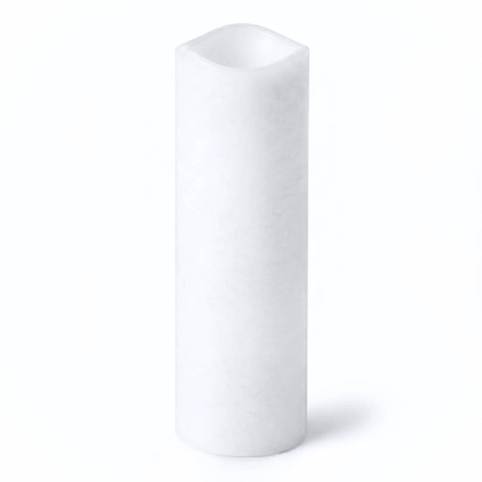 Richland 4" x 12" Large LED Pillar Candle with Wavy Top