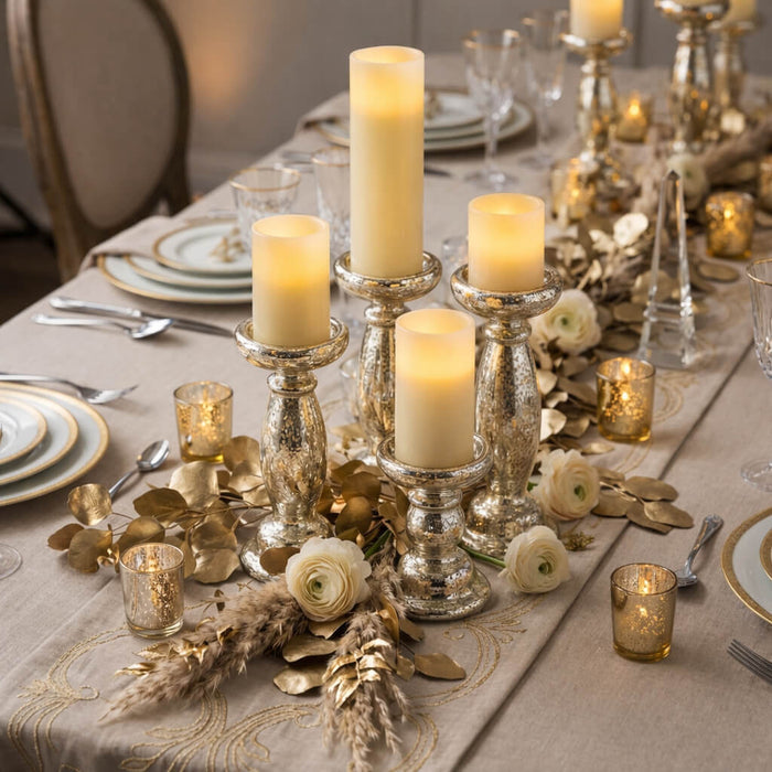 Richland Flameless LED Pillar Candle 3"x9" Ivory