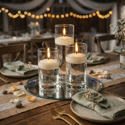 Richland Floating Candles 3" Ivory Set of 72
