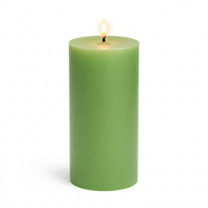 Richland Pillar Candle 3"x6" Green