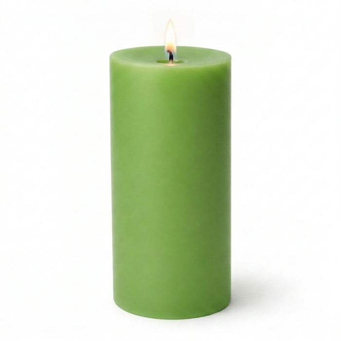 Richland Pillar Candle 3"x9" Green