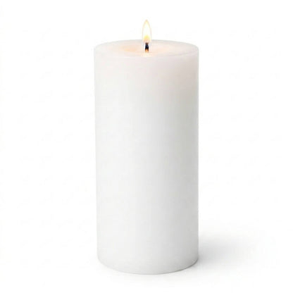 Richland Pillar Candle 3"x9" White