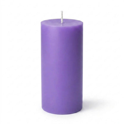 Richland Pillar Candles 3"x6" Lavender Set of 6