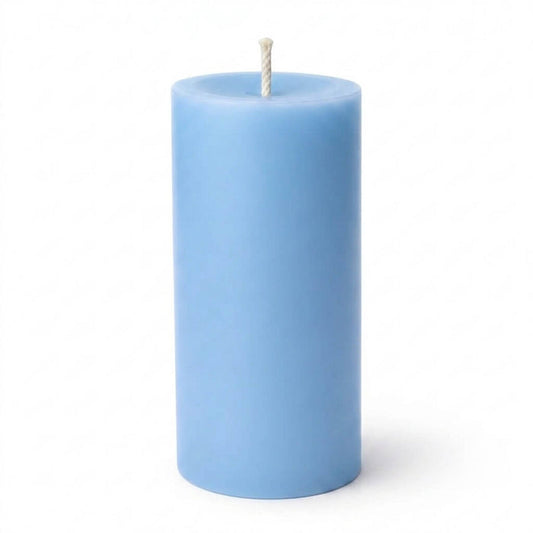 Richland Pillar Candles 3"x9" Light Blue Set of 6