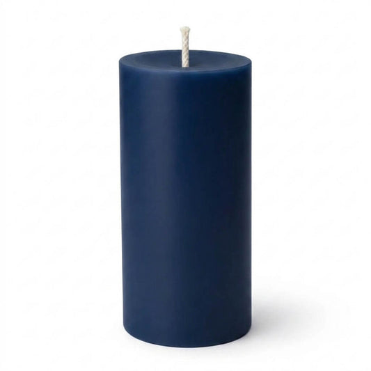 Richland Pillar Candles 3"x9" Navy Blue Set of 12