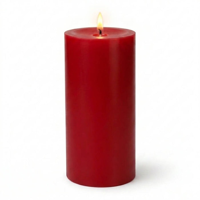 Richland Pillar Candles 3"x9" Red Set of 12