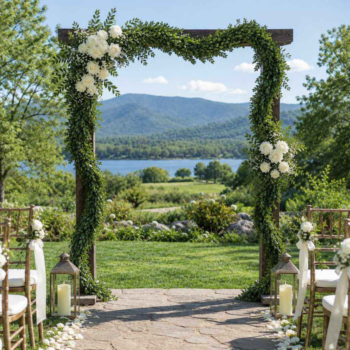 Richland Preserved Boxwood Garland 70" Set of 4