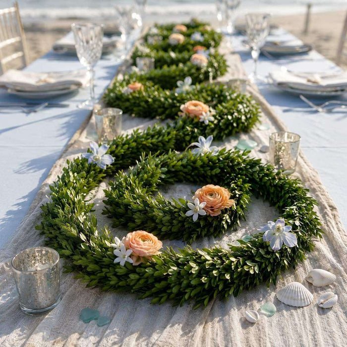 Richland Preserved Boxwood Garland 70"