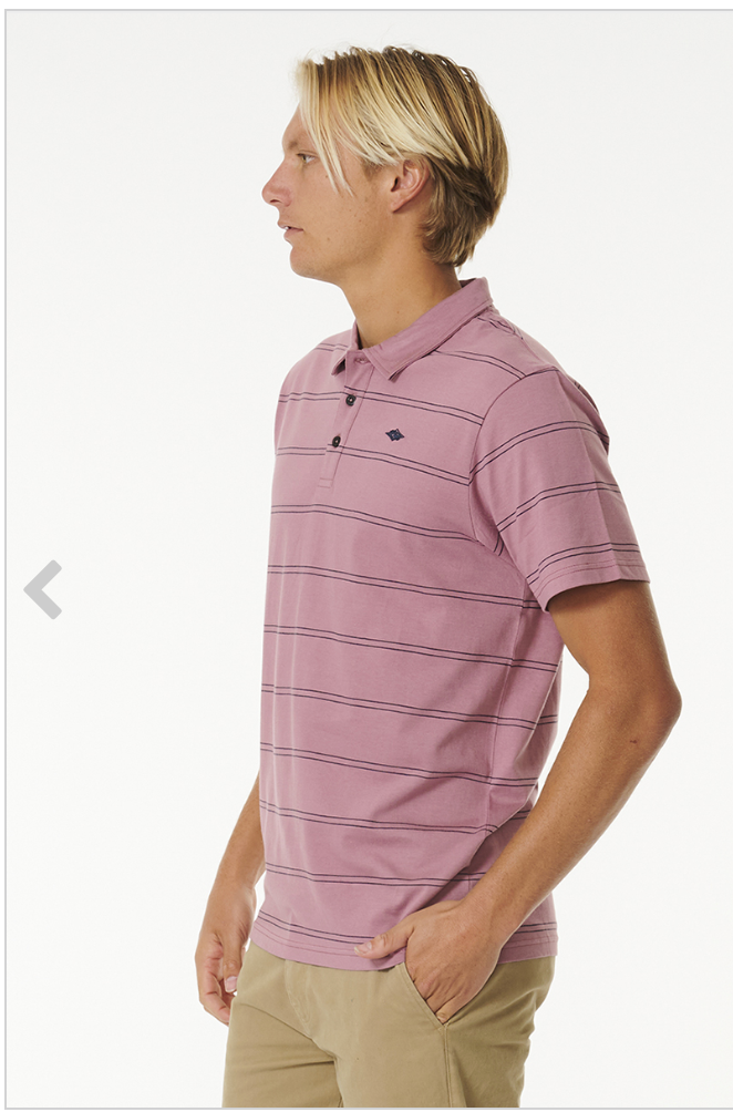 Rip Curl Plain Stripe Polo