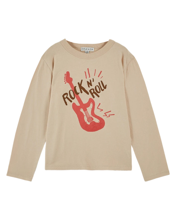 Rock T-Shirt in Greige