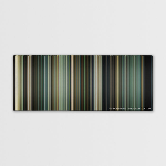 Salt color palette canvas print: thousands of thin vertical stripes of color