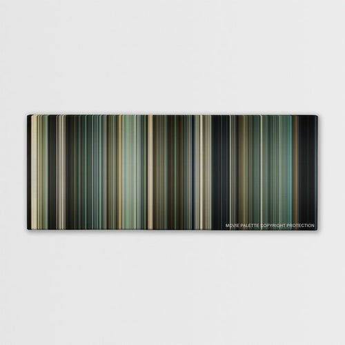 Salt color palette canvas print: thousands of thin vertical stripes of color