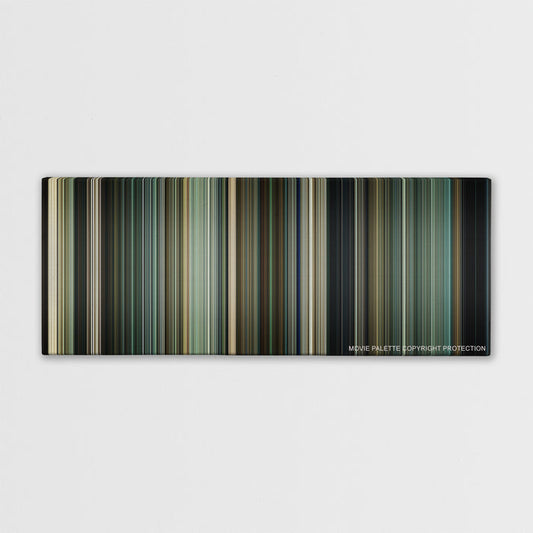 Salt color palette canvas print: thousands of thin vertical stripes of color