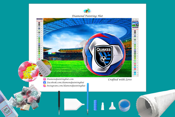 San Jose Quakes MLS Diamond Painting-Diamond Painting Hut