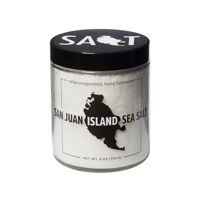 San Juan Island Sea Salt – Solar Evaporated Sea Salt – 6oz