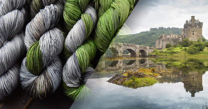 Destination Yarn fingering weight yarn Scotland Set - DYED TO ORDER
