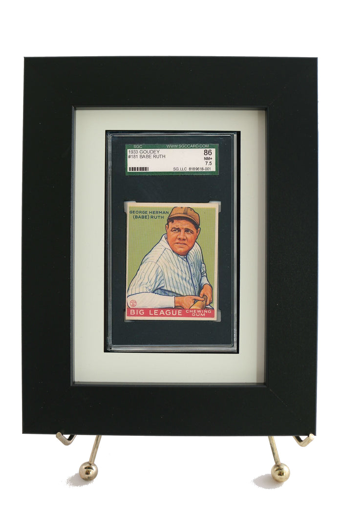 SGC Graded Sports Card Frame - Graded And Framed