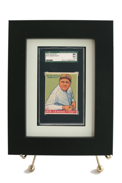 SGC Graded Sports Card Frame - Graded And Framed