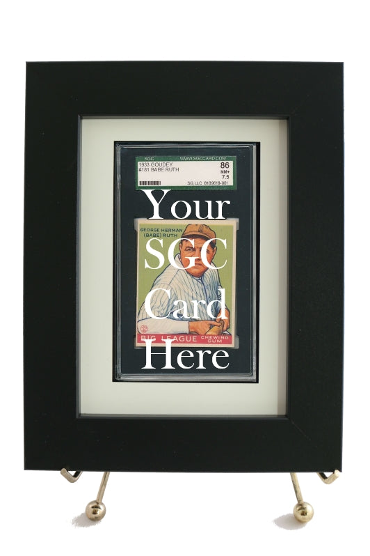 SGC Graded Sports Card Frame - Graded And Framed