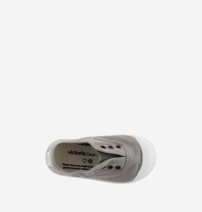 Slip on Canvas Shoe, Gris/Grey