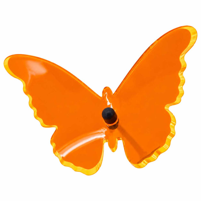 Acrylic Orange Garden Butterflies
