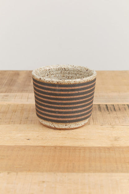 Kat and Roger Home Planters Small Planter Black and White Stripes