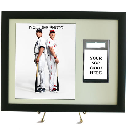 Sports Card Frame for YOUR SGC Miguel Cabrera Card (INCLUDES PHOTO) - Graded And Framed
