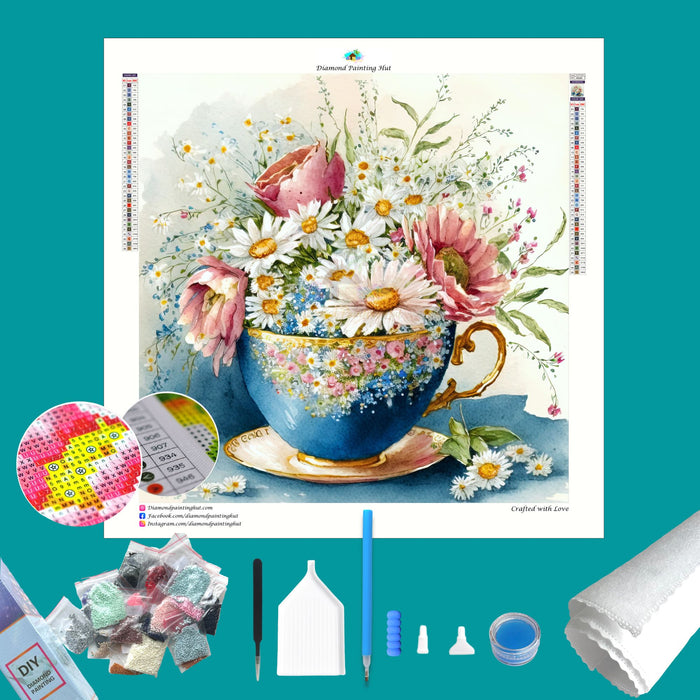 Spring Cup Diamond Painting-Diamond Painting Hut