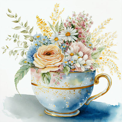 Spring Cup Diamond Painting-Diamond Painting Hut