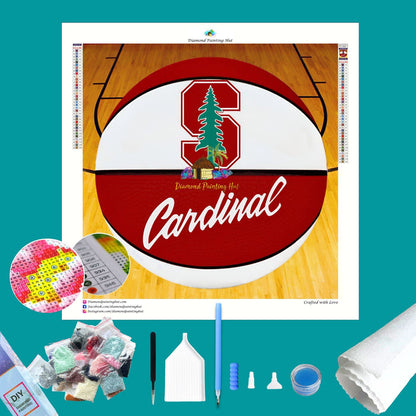 Stanford Basketball Diamond Painting